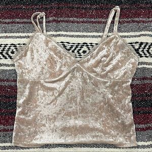 Forever 21 Crème Cropped Top